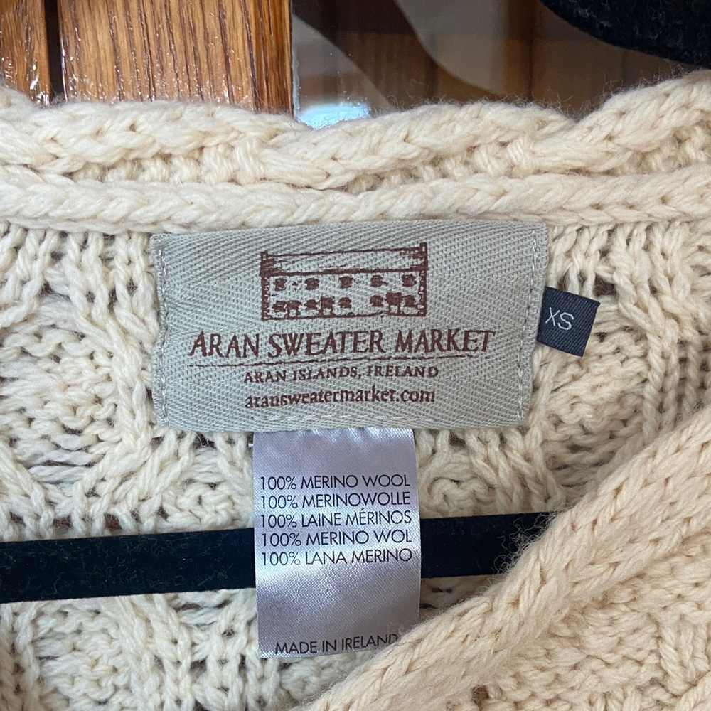 Authentic Irish Wool Sweater - Picture 2 of 2
